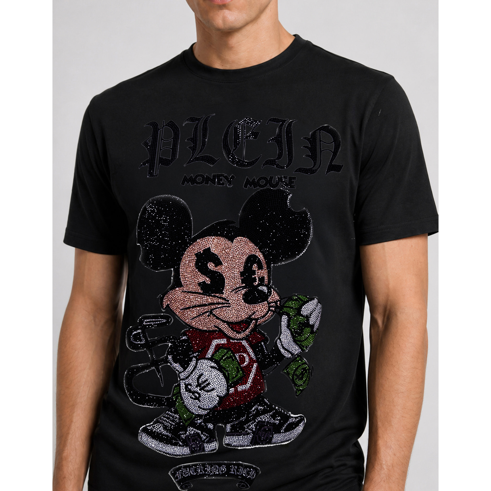 PHILIPP PLEIN T-shirt girocollo a maniche corte MONEY