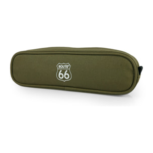 Estuche Escolar Route 66 North Carolina Kaki