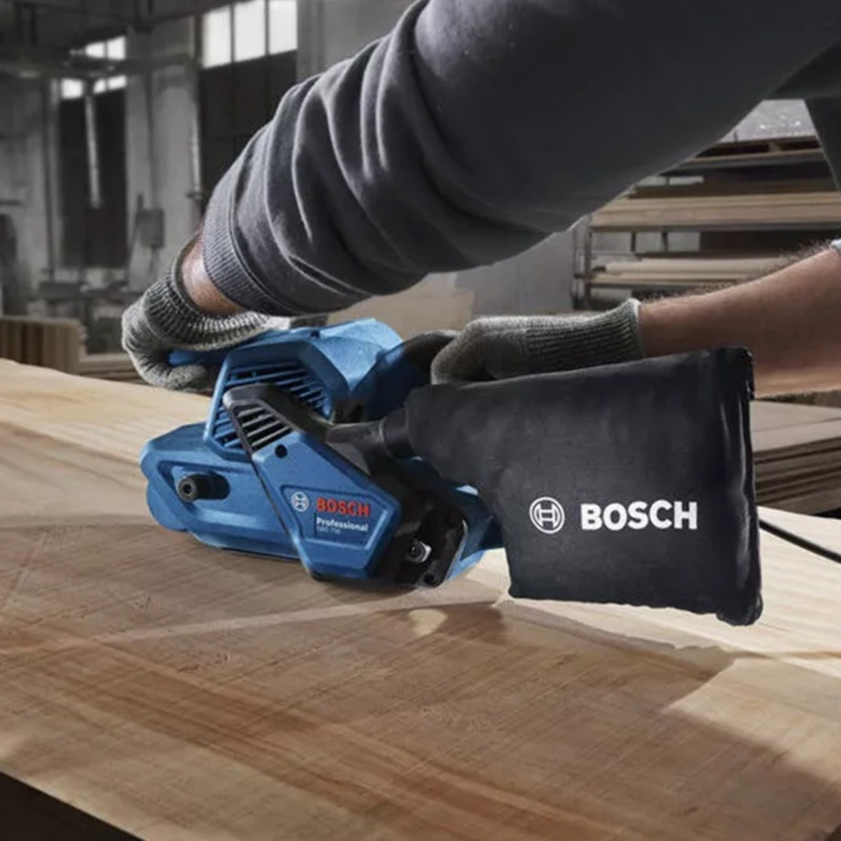 Ponçeuse à bande filaire 850W GBS 750 - BOSCH - 06012C1020