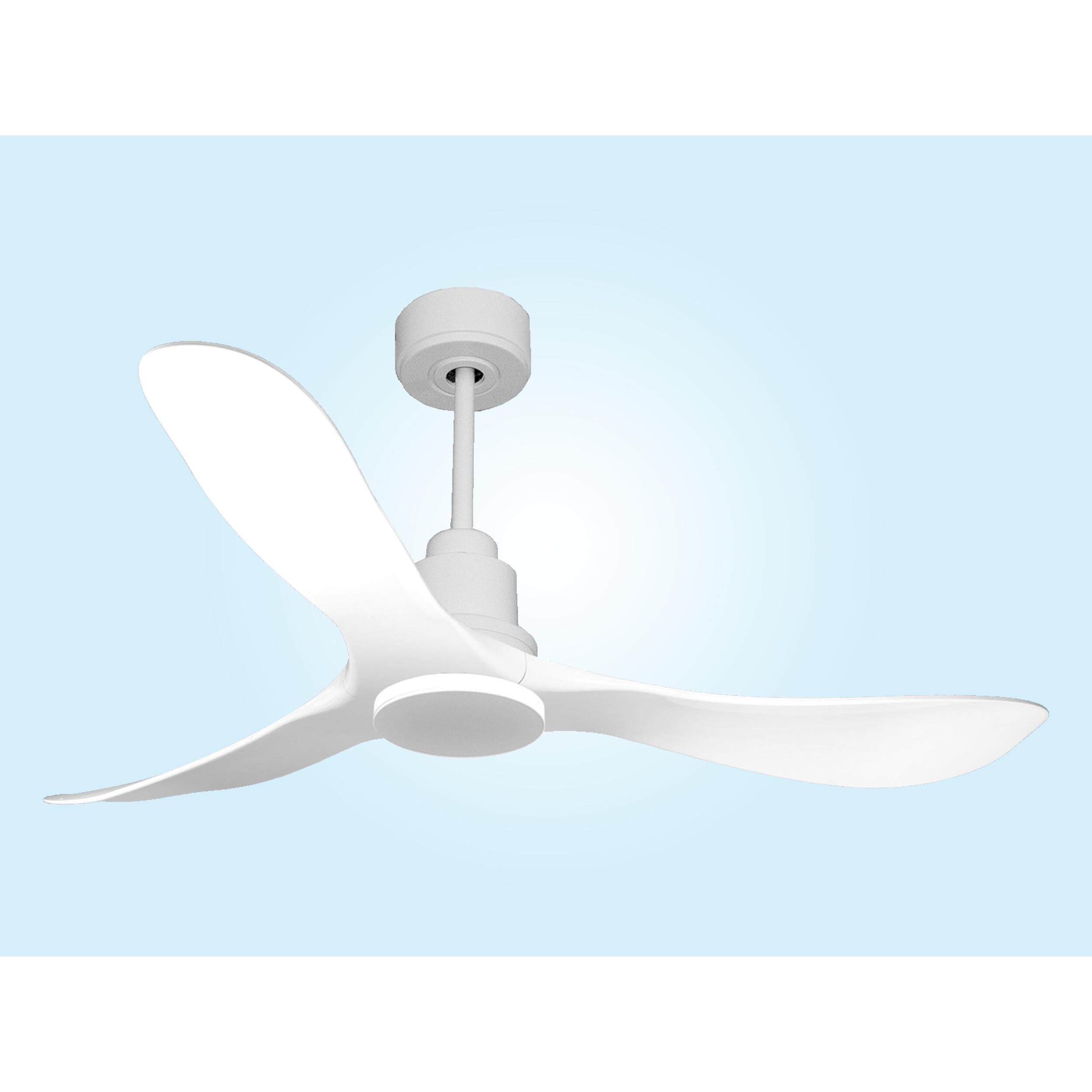 Ventilateur de plafond Réversible  Thermostat Wifi Moteur à courant continu Toits en pente Télécommande Hypersilence Mémoire