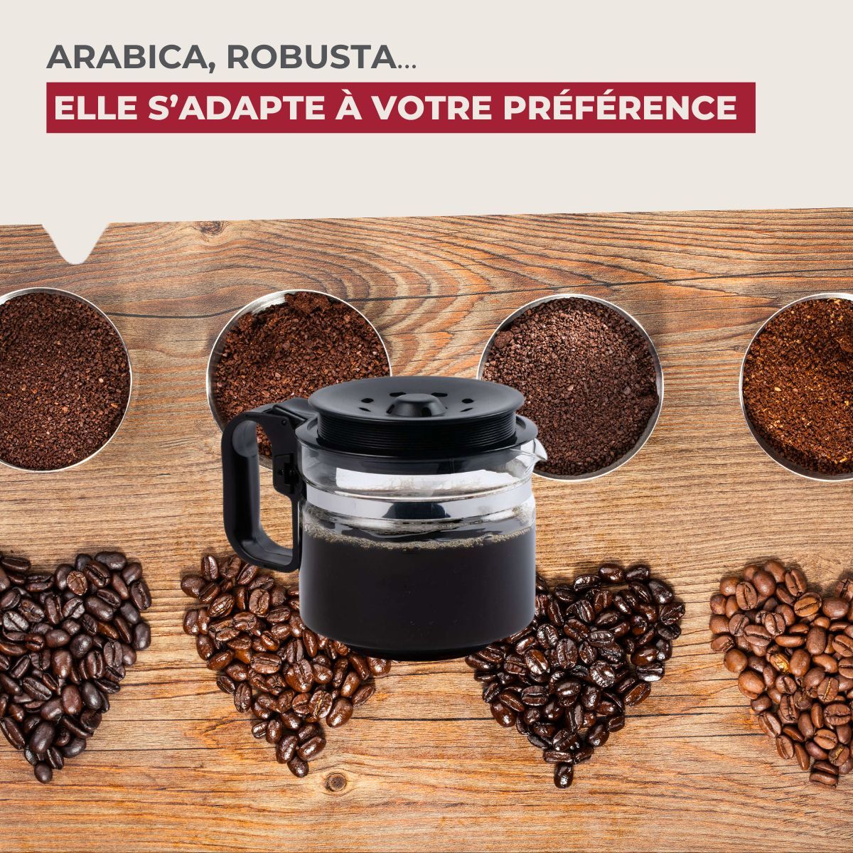 Verseuse adaptable pour cafetière American Tradition Fackelmann Basic