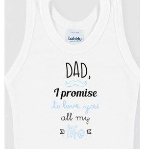 Body bebé tirantes personalizado frases