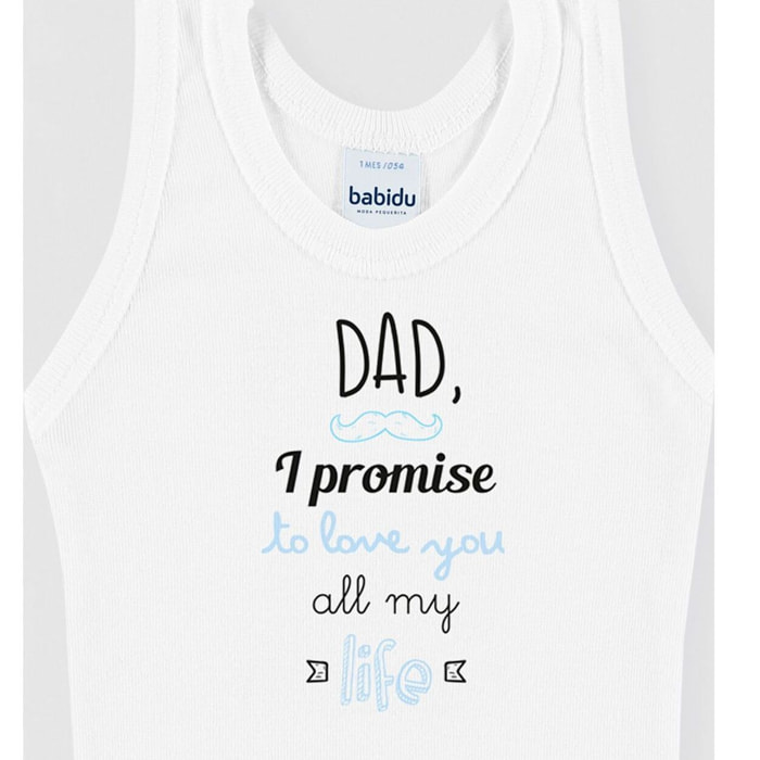 Body bebé tirantes personalizado frases