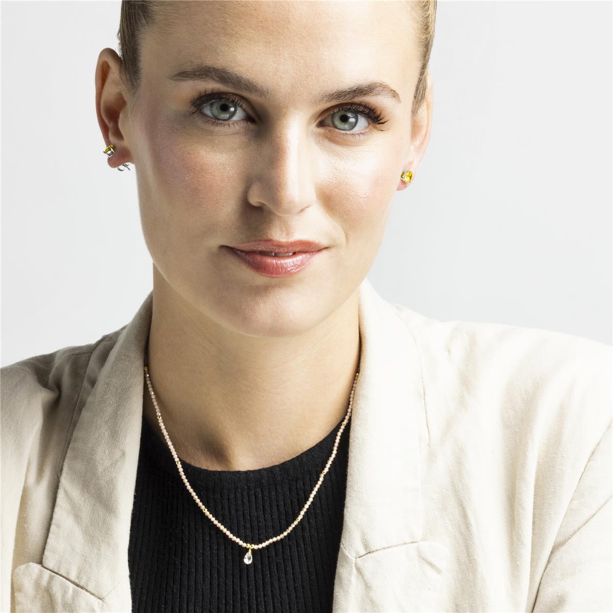 Pendientes Lux by Lux acabadoss en rodio