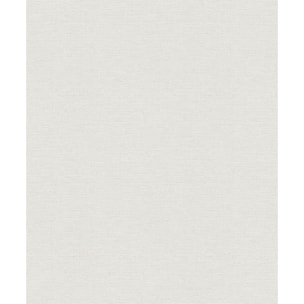 Papier peint uni à l'aspect 'Tissé' - Gris clair