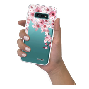 Coque Samsung Galaxy S10e 360 intégrale transparente Cerisier Tendance Evetane.