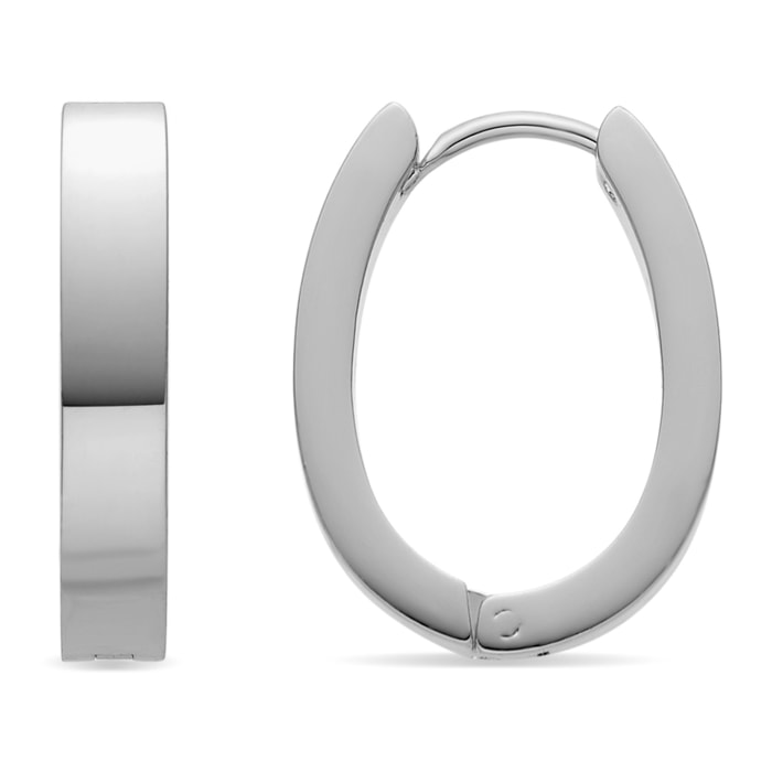 Pendientes acabado plata