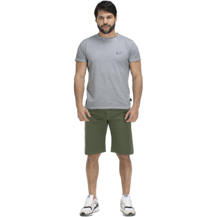 Camiseta hombre efecto lavado playa
