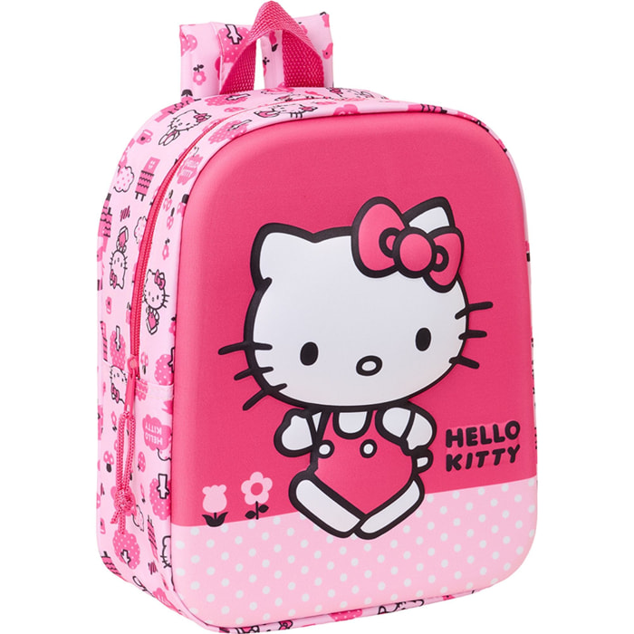 Mochila guarderia 3d hello kitty 3d