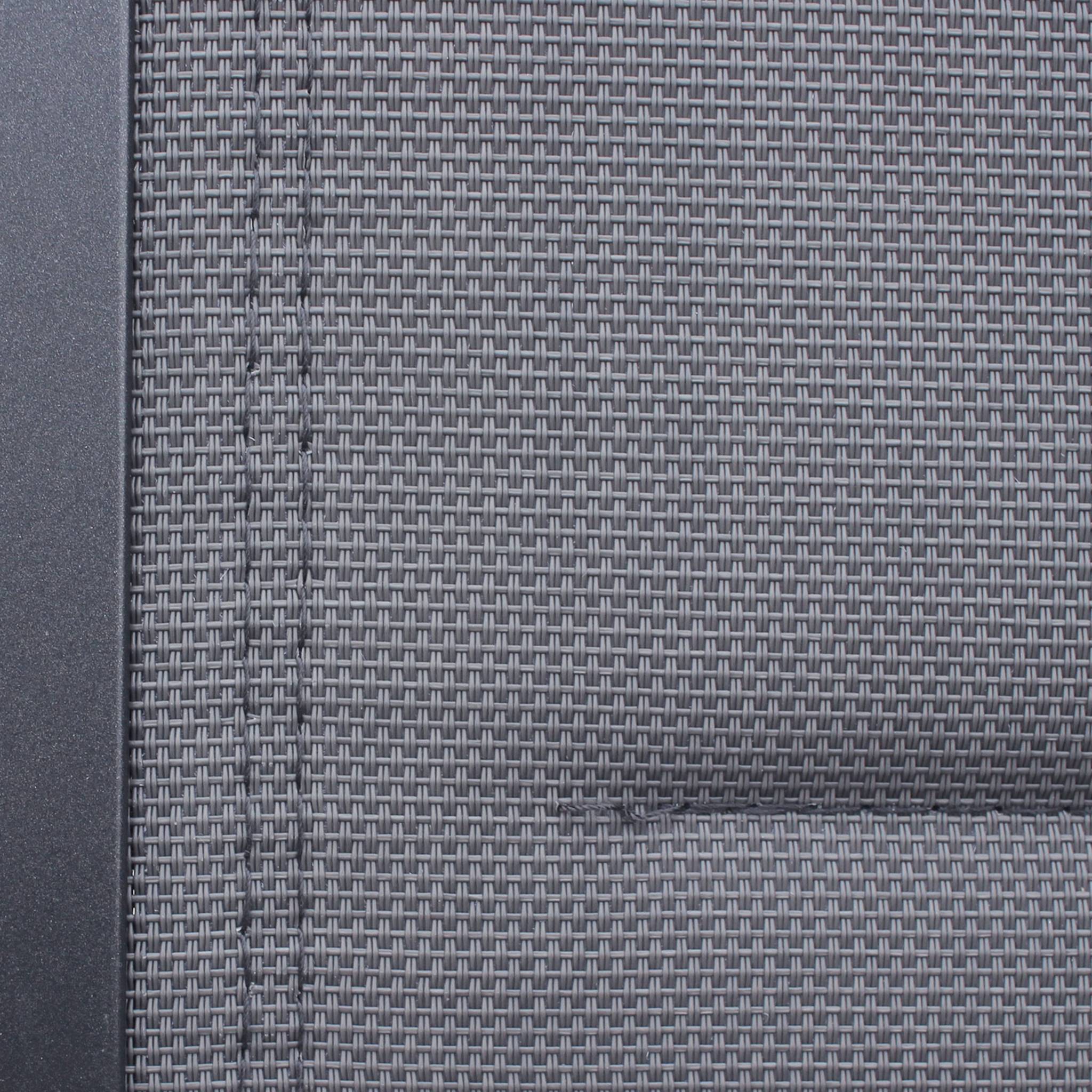 Lot de 2 fauteuils - Chicago / Odenton / Philadelphie Anthracite - En aluminium anthracite et textilène gris taupe. empilables