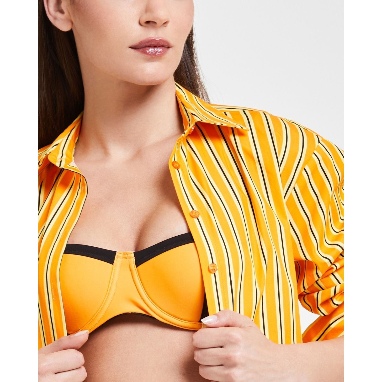 Pompea x Silvian Heach camicia over