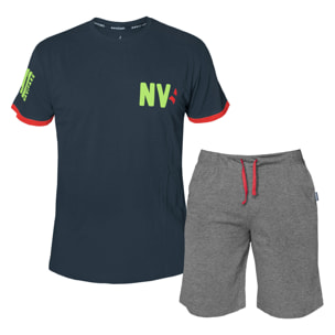 Pigiama Completo Uomo NAVIGARE Cotone Manica Corta - 6 Modelli