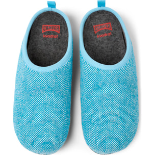 zapatillas - CAMPER Wabi - Azul - Textil natural Lana