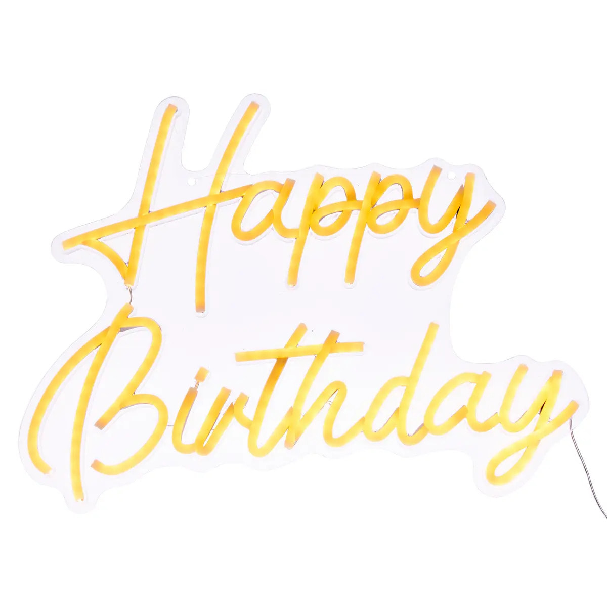 Néon LED "Happy birthday" 31x42cm