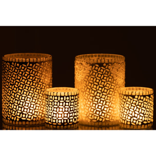 J-Line photophore Motifs - verre - gris