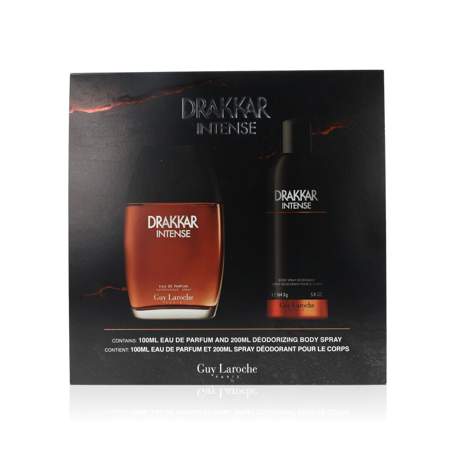 DRAKKAR NOIR INTENSE - Coffret Eau de Parfum 100ml + Déodorant 200ml