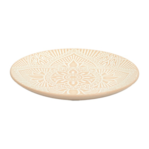 Assiette Sahara Beige D19.5cm