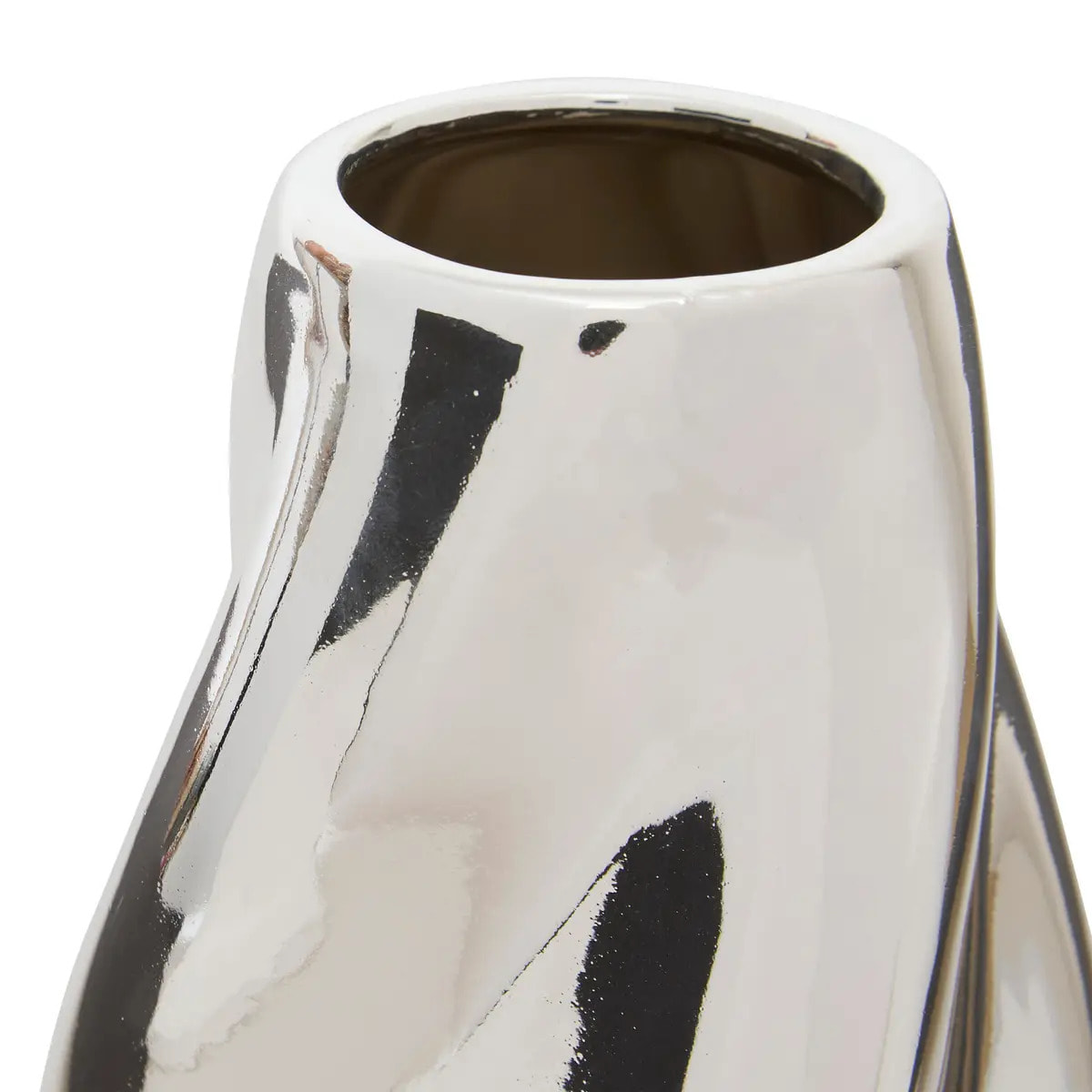 Vase Sky argent H28,5cm
