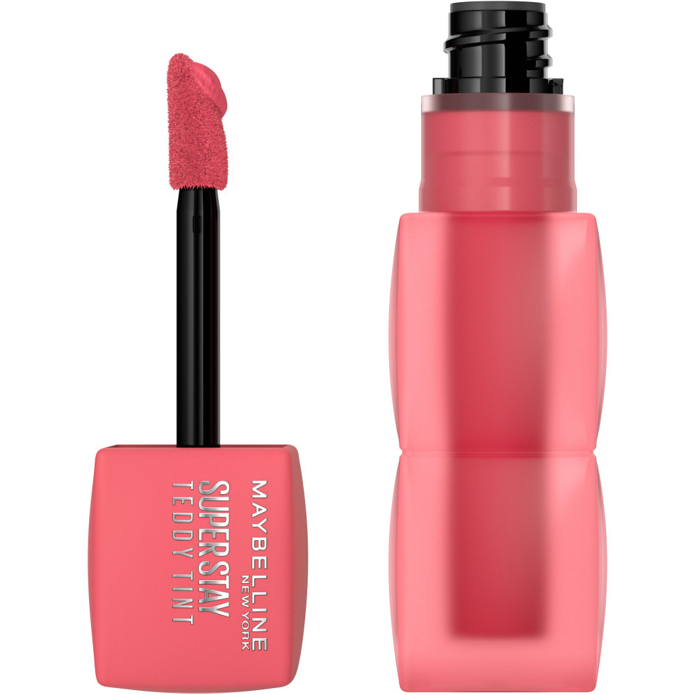 Maybelline New York Superstay Teddy Tint Blush à lèvres liquide fini mat fondu 40 PETALCORE