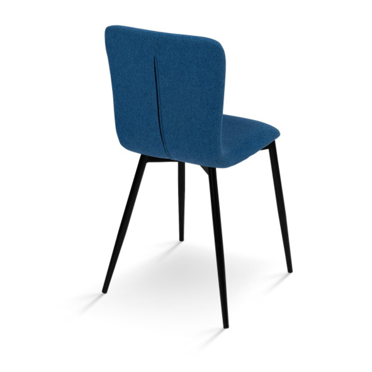 Chaises Margot en velours - Bleu canard