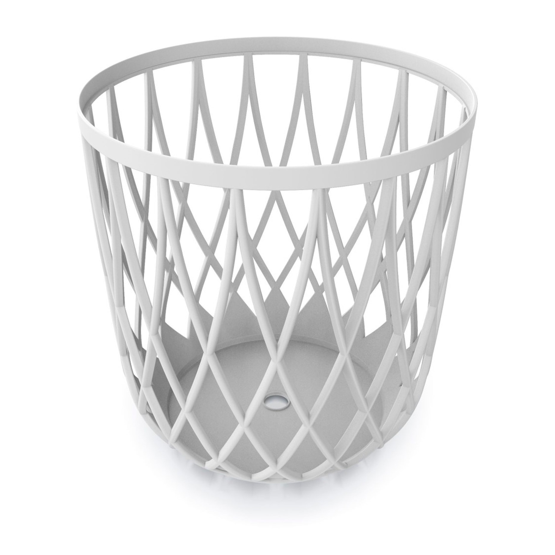 Cesta multifuncional 35l prosperplast uniqubo de plastico en color blanco 39 (largo) x 39 (ancho) x 40 (alto) cm