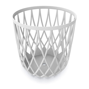 Cesta multifuncional 35l prosperplast uniqubo de plastico en color blanco 39 (largo) x 39 (ancho) x 40 (alto) cm