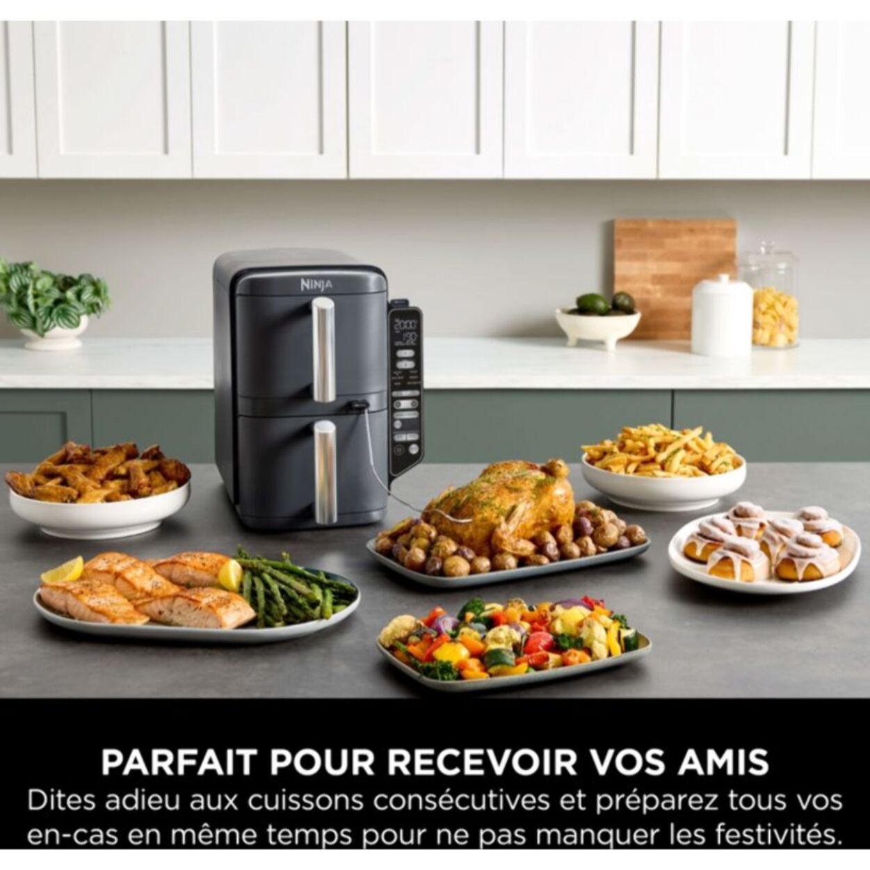 Friteuse sans huile NINJA Double Stack XL 9,5 L SL400EU