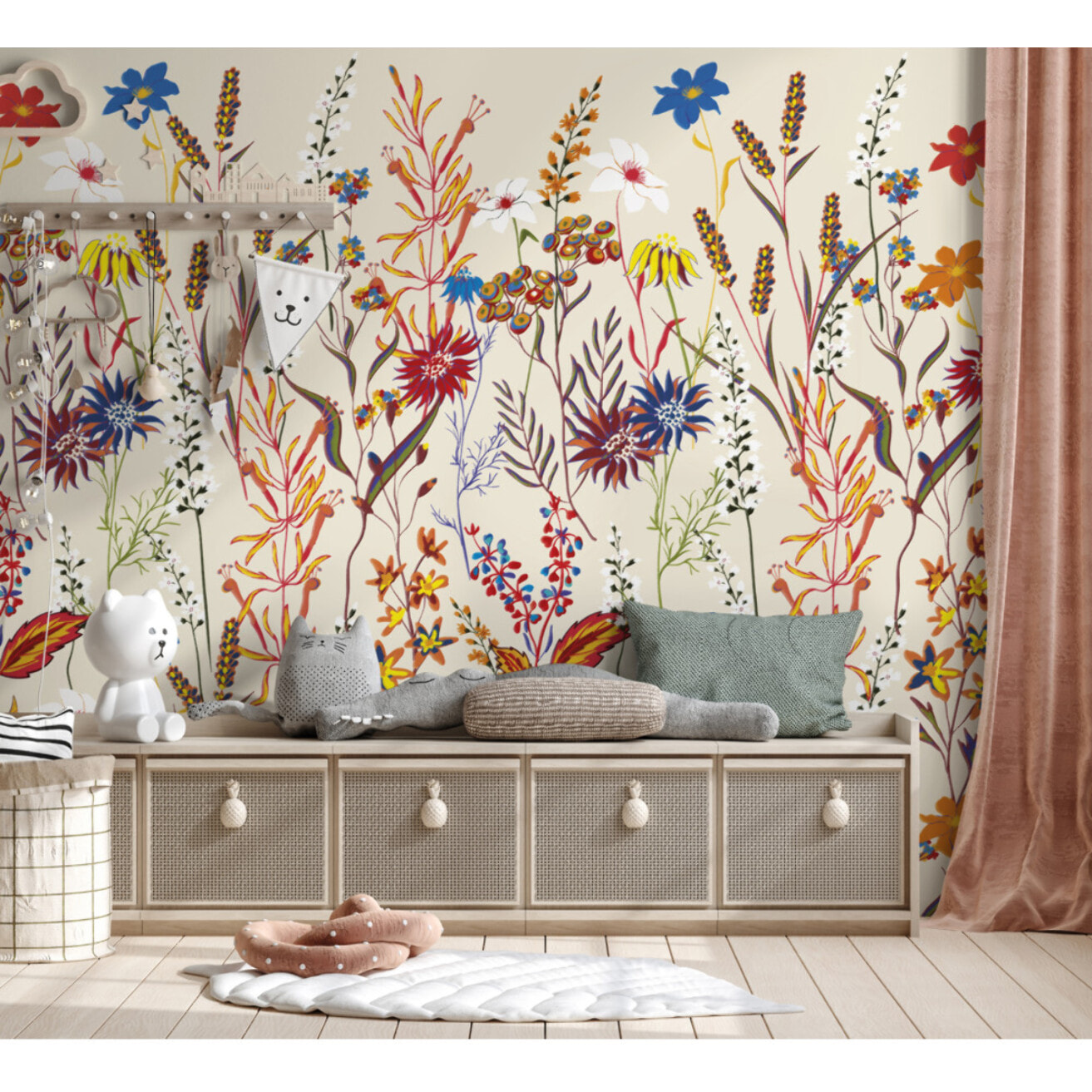 Papier peint panoramique Jardin d'été