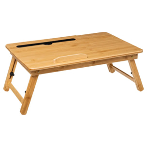 Plateau avec pieds 54x34cm bambou