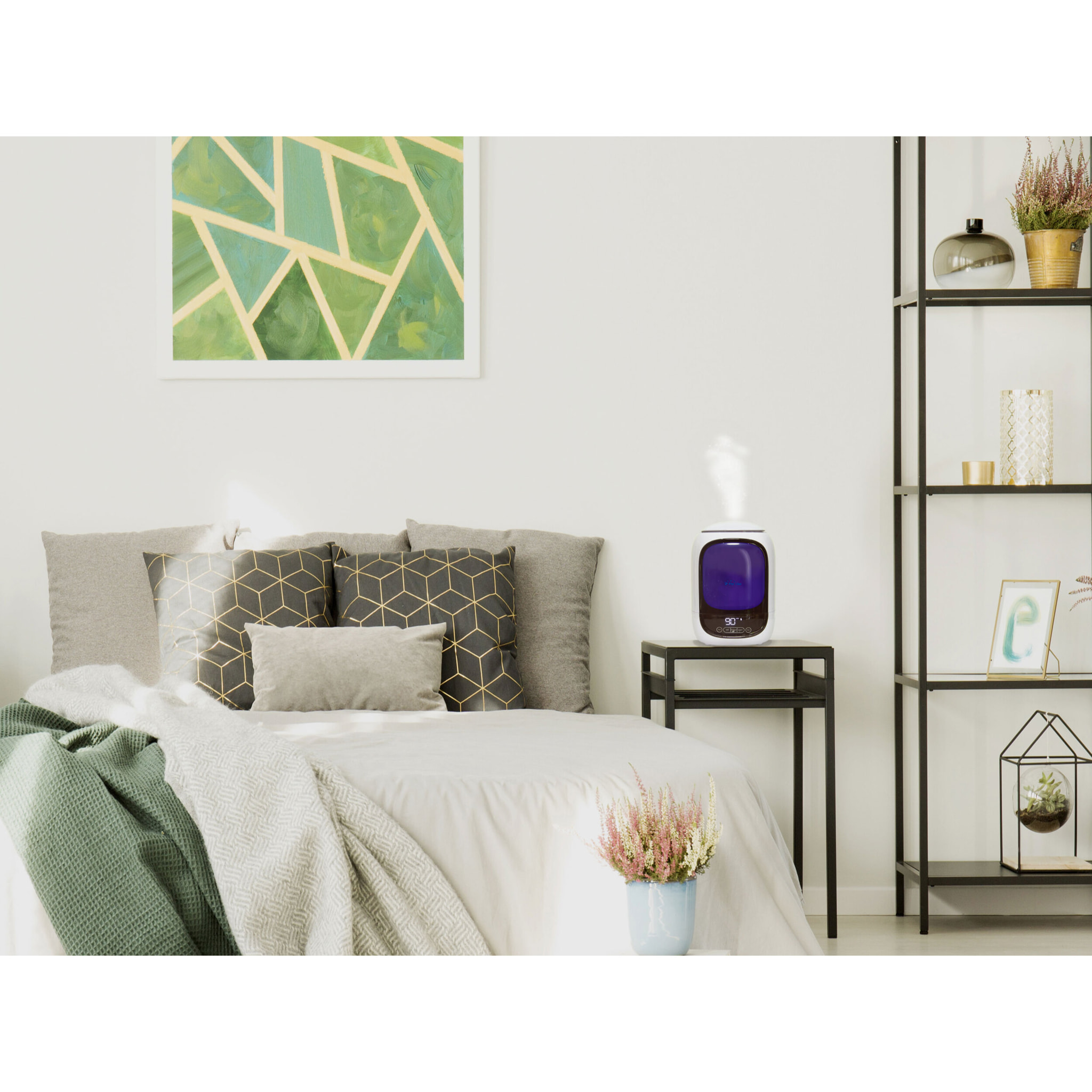 Humidificateur à ultrasons à vapeur pour 30 m²