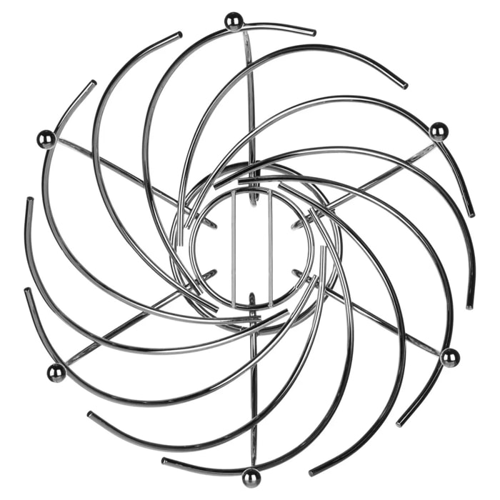 Corbeille spirale en métal 30 cm