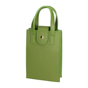 Borsa a mano da donna - Modello Giusi - Vera pelle - 19.0 x 13.0 x 5.0 cm