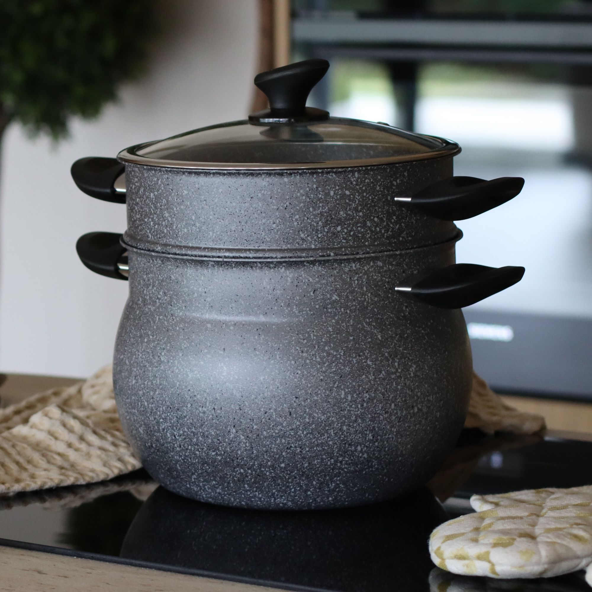 Couscoussier 9L en aluminium - tous feux