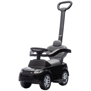 Porteur enfant voiture évolutif 2 en 1 licence Land Rover Discovery Sport effets sonores