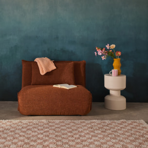 Chauffeuse convertible 1 place bouclette texturée  FLEEEP