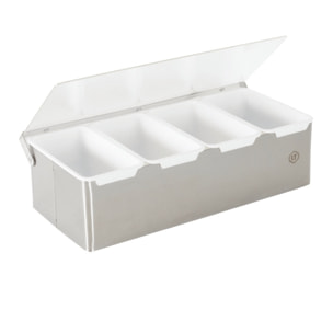 Boîte à épices inox 4 compartiments