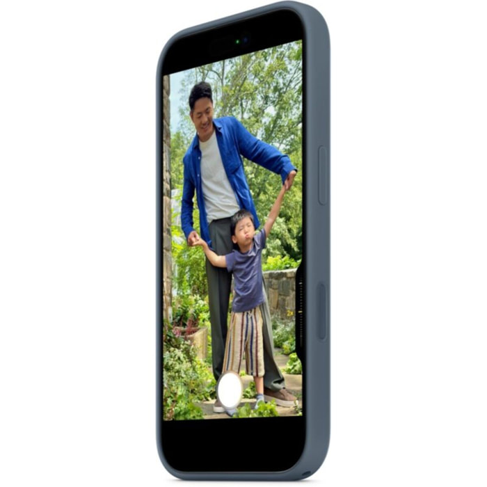 Coque APPLE iPhone 17 MagSafe siicone Bleu maritime