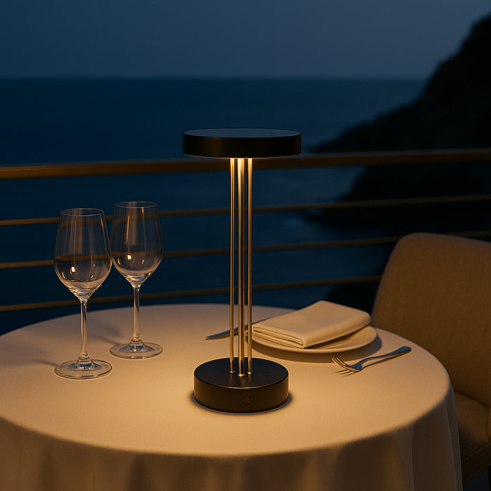 Lampe de table sans fil TRIZIO H33CM