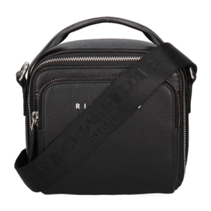 Borsa a spalla da uomo In Vera pelle Made in Italy 16,5x18x8,5 cm