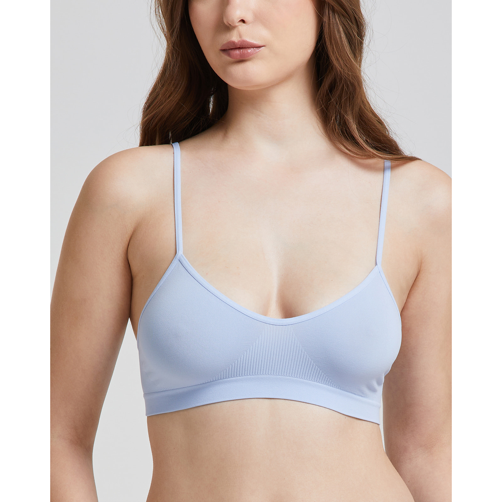 Brassiere seamless con spalline sottili X2