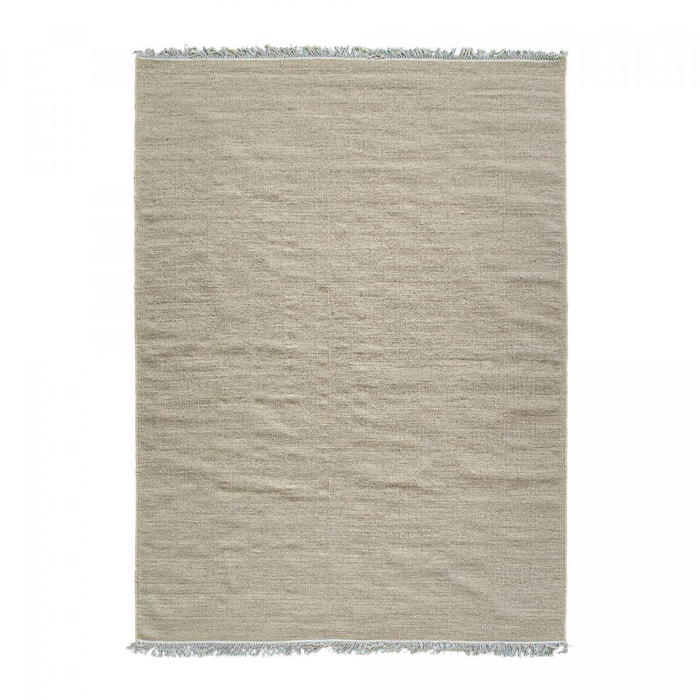 Tapis kilim fait main en laine motif uni NOBI