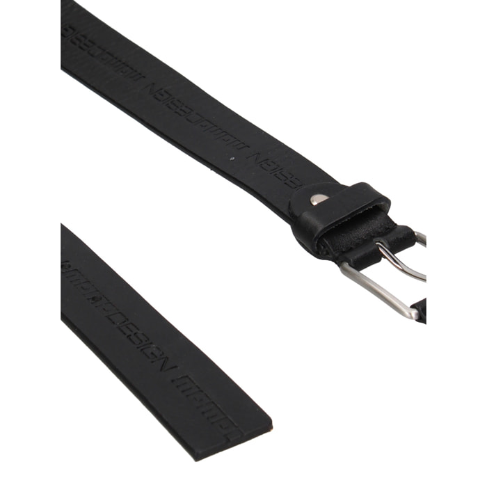 Cintura da uomo in vera pelle Made in Italy - Modello Erebo Prime - 100 cm