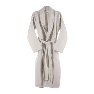 Albornoz s/m 360 gr/m2 nido de abeja 100% algodón beige