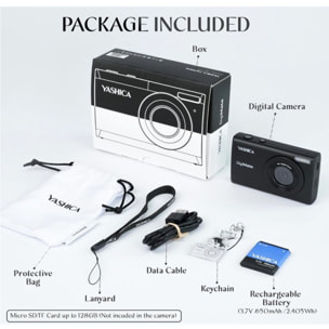 Appareil photo Compact YASHICA DigiMate 100 Black