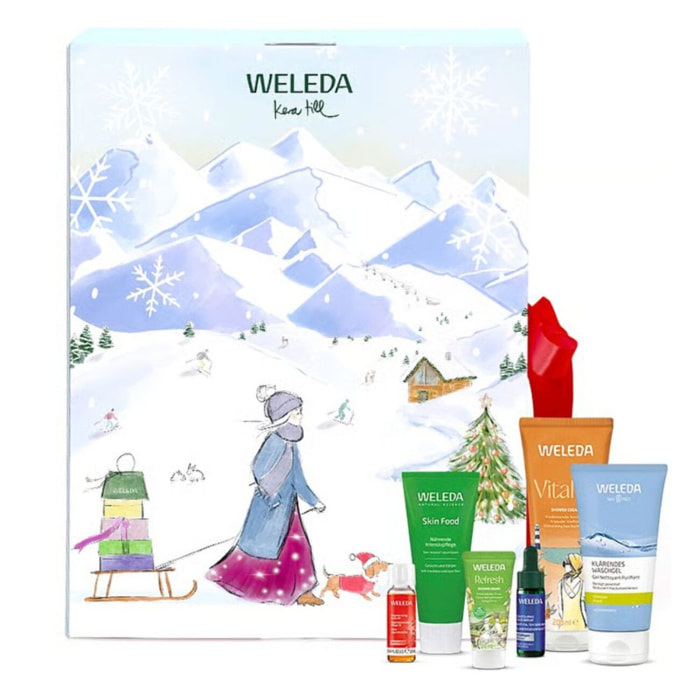 WELEDA - Calendrier de l'Avent - 24 surprises soin et nature - Edition Limitée - Valeur du calendrier : 160 €