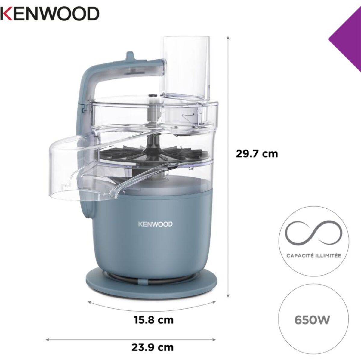 Robot multifonction KENWOOD Multipro Go FDP22.130GY