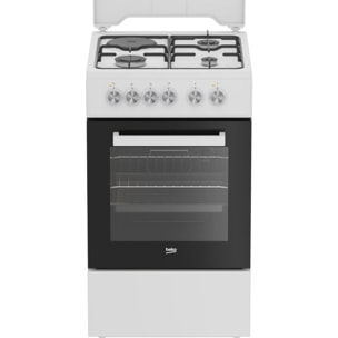 Cuisinière gaz BEKO FSS53011DW
