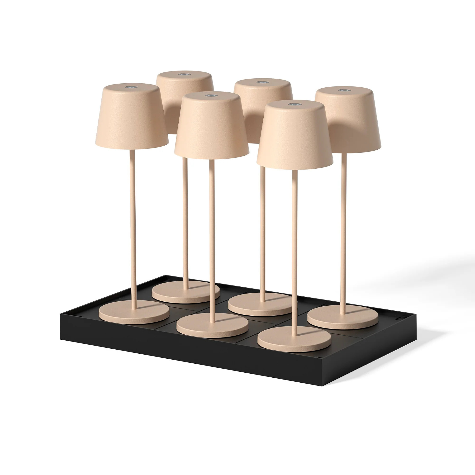 6 Lampe de table KELLY + Socle de charge