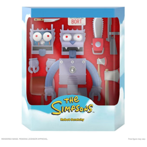 The Simpsons Ultimates Action Figura Robot Scratchy 18 Cm Super7