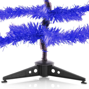 DAM Albero di Natale con rami regolabili 30 cm 15x15x30 Cm. Colore blu